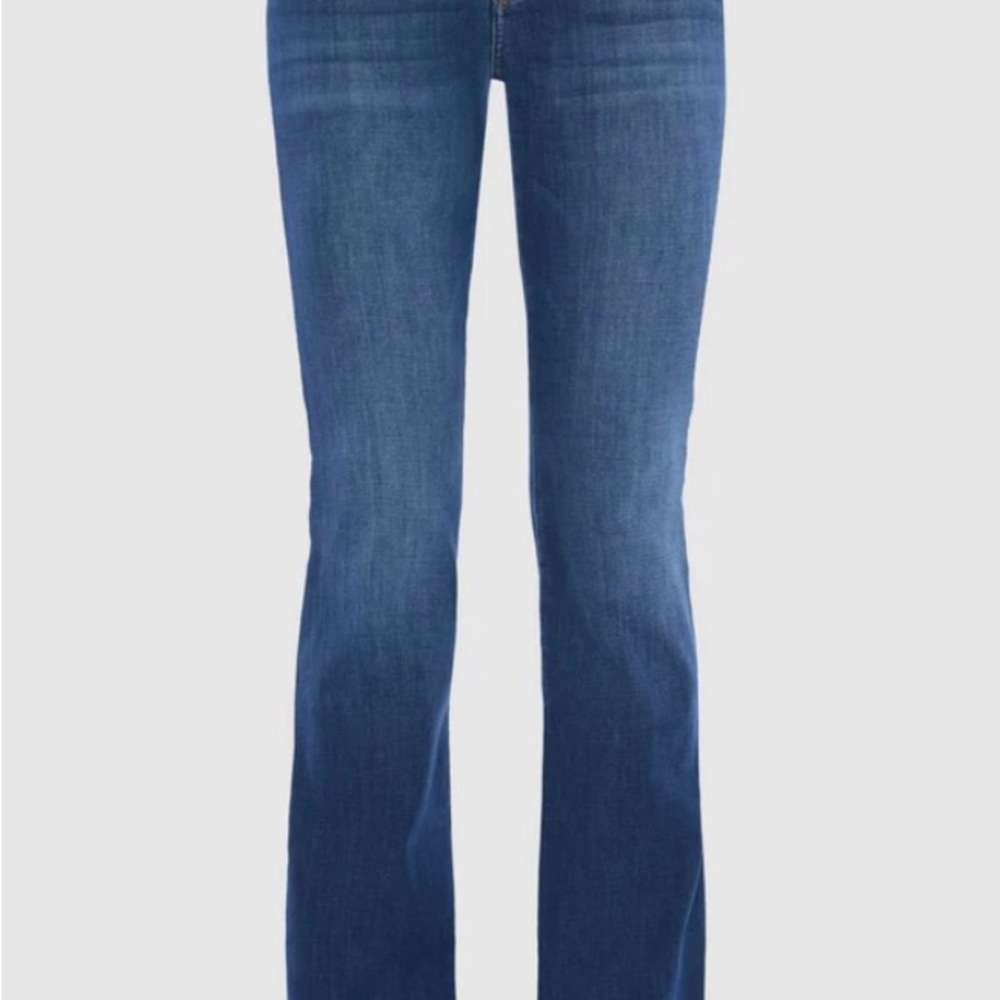 7 For All Mankind Indigo Wide Leg Jeans